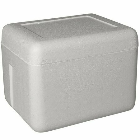 PLASTILITE Insulated Foam Cooler 13 1/4'' x 10 1/2'' x 9 1/4'' - 1 1/2'' Thick 451TK20PLT